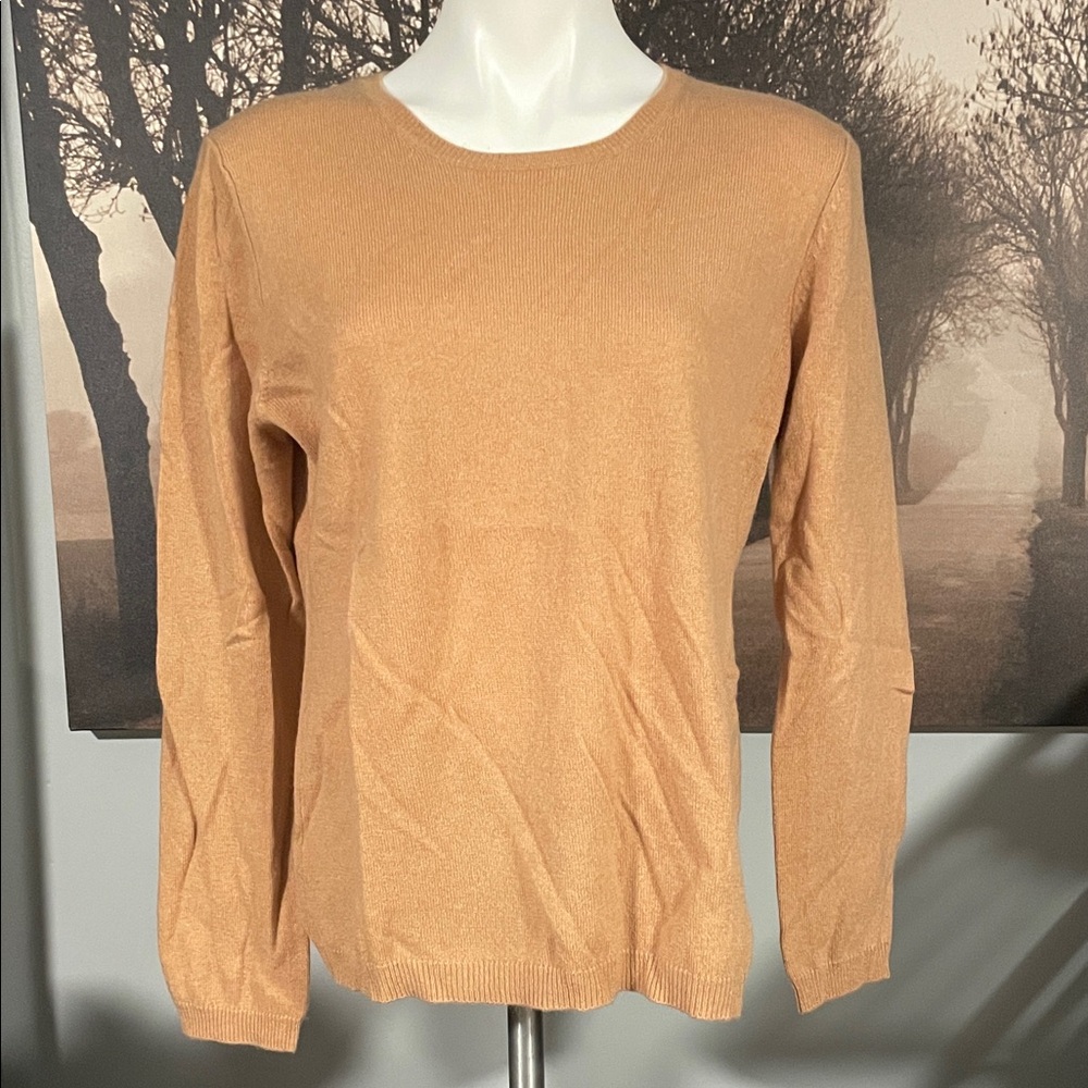 Sofie’s 100% cashmere Tan Sweater - XL